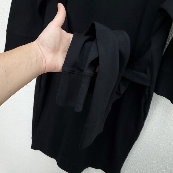 NWT UNIVERSAL STANDARD Classic Light Terry Cloth Tie Sweatshirt Dress - Picture 8 of 15